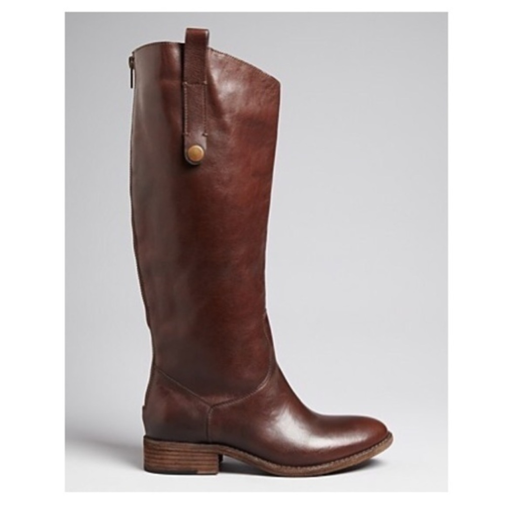 Steven by Steve Madden Cognac Leather Boots